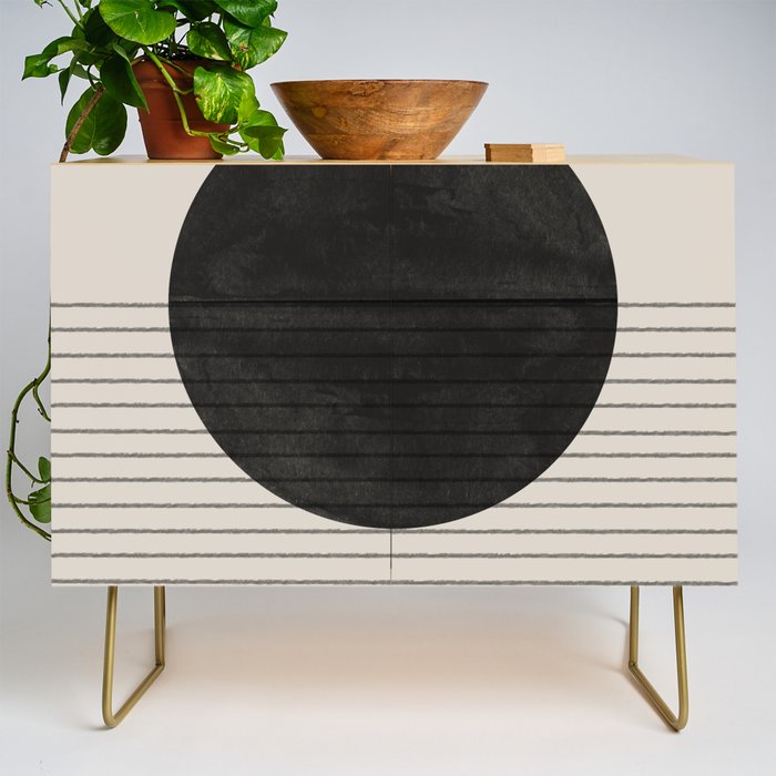 Minimalistic sun and Ocean Credenza Gallery Image 1