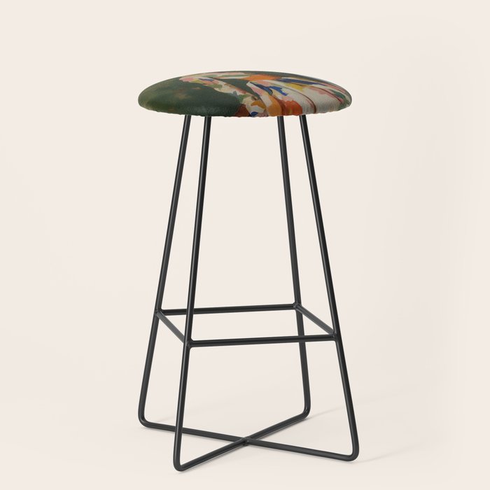 Equestrian Elegance in Color Stool Gallery Image 1