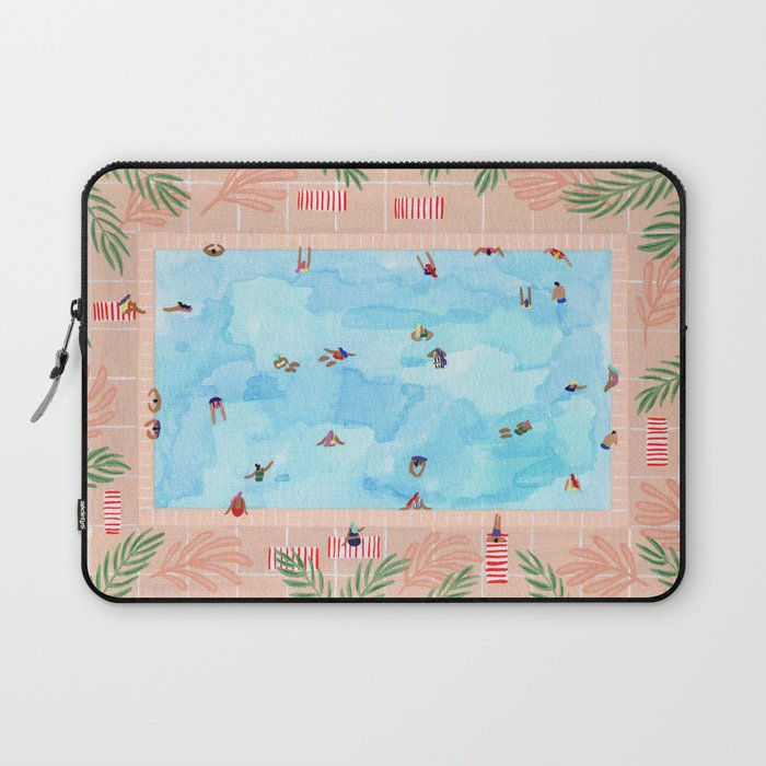 Peachy Palms Laptop Sleeve Gallery Image 1