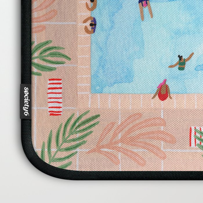 Peachy Palms Laptop Sleeve Gallery Image 3