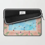 Peachy Palms Laptop Sleeve Gallery Image 2