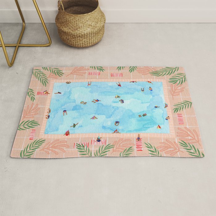Peachy Palms Rug Gallery Image 1
