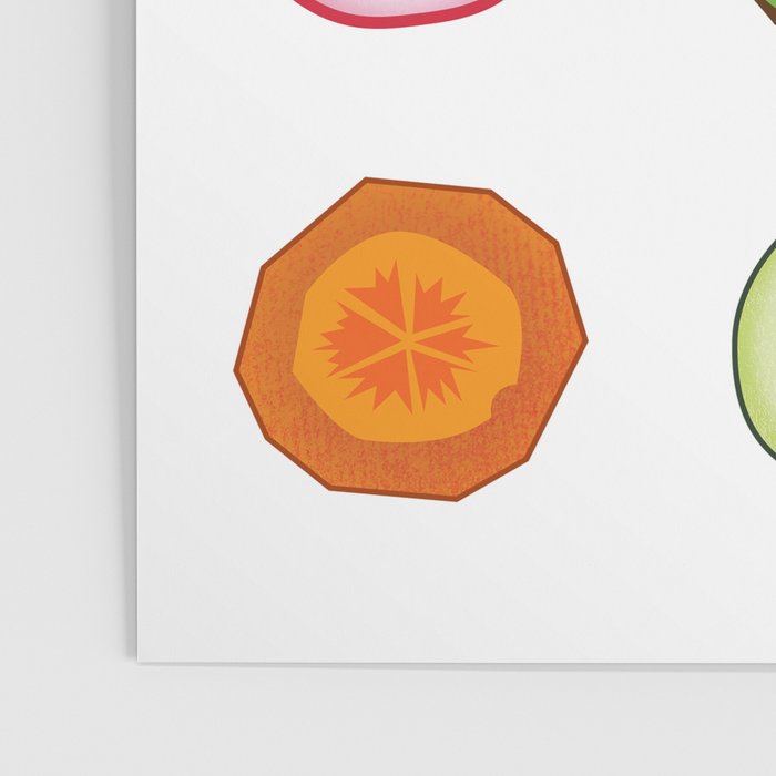 Fruits and Vegetables Collage Poster Gallery Image 3