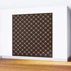 Bows and Ribbons Pattern LXIII Mocha Brown Wall Mural Gallery Image 2