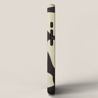 matisse leaf black and sand-white iPhone Case Gallery Image 2