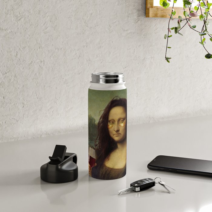 Drunk Lisa Water Bottle Gallery Image 4