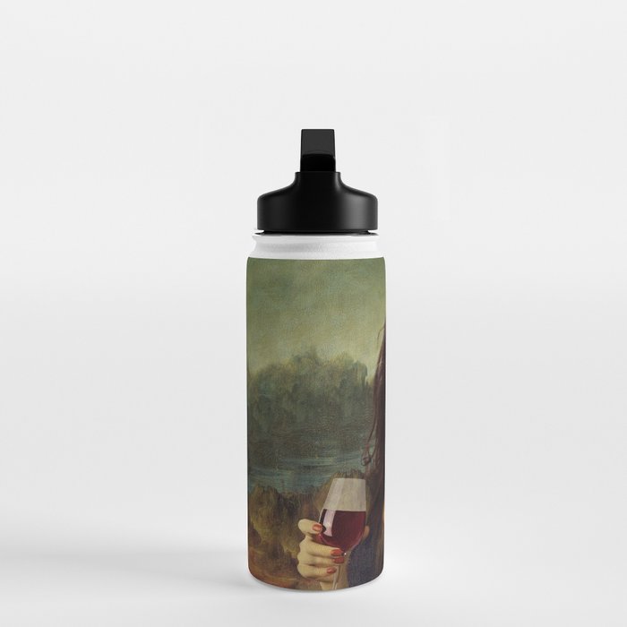 Drunk Lisa Water Bottle Gallery Image 3