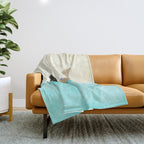Wait for your perfect wave C Throw Blanket Gallery Image 1