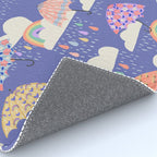 Spring Rain with Umbrellas Rug Gallery Image 4