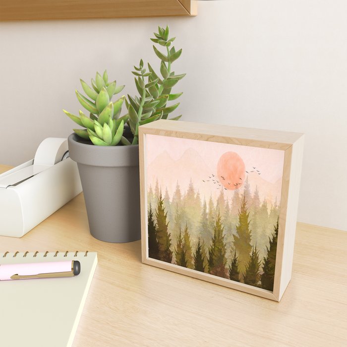Hill Morning Mini Art Print Gallery Image 2