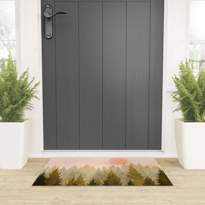Hill Morning Welcome Mat Gallery Image 3