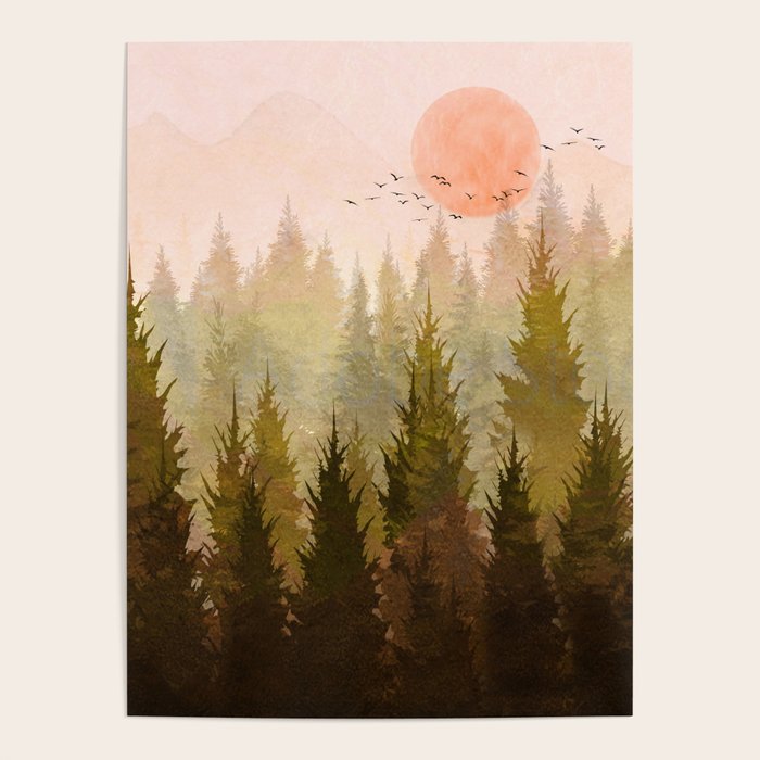 Hill Morning Poster Gallery Image 1