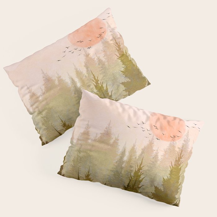 Hill Morning Pillow Sham Gallery Image 3