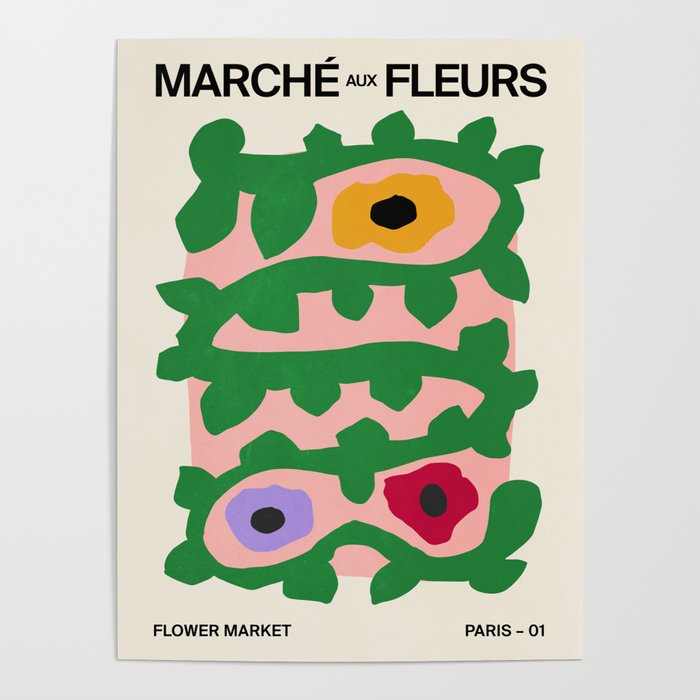 Flower Market I: Paris | Matisse Edition Poster Gallery Image 1