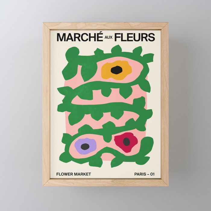Flower Market I: Paris | Matisse Edition Mini Art Print Gallery Image 1