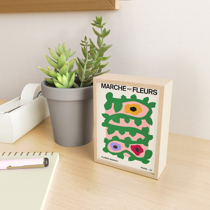 Flower Market I: Paris | Matisse Edition Mini Art Print Gallery Image 2