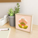 retro midcentury flower pink Mini Art Print Gallery Image 2