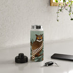 Horned Owl in the Pines Water Bottle Gallery Image 4
