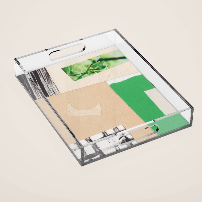 One Color Collection / Chateau Green Acrylic Tray Gallery Image 1