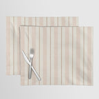 ivy stripes - cream, rust and terracotta Placemat Gallery Image 1