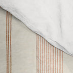 ivy stripes - cream, rust and terracotta Comforter Gallery Image 4