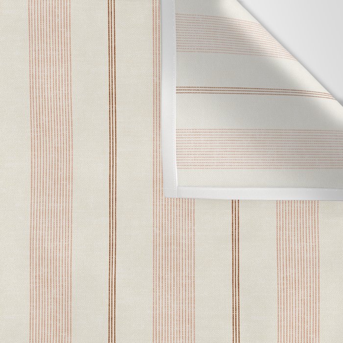 ivy stripes - cream, rust and terracotta Wall Tapestry Gallery Image 3