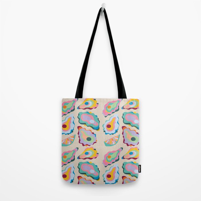 Abstract Oysters and Lemon  Tote Bag Gallery Image 2