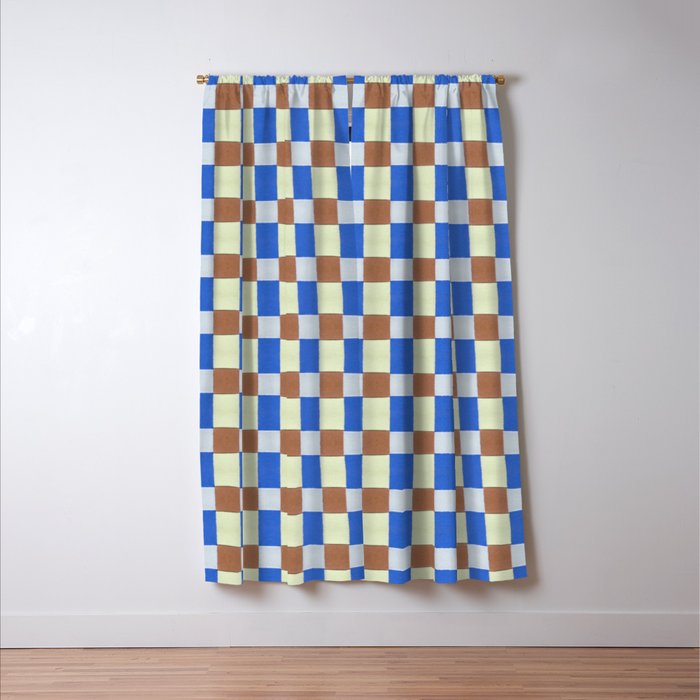 Paper Weaving Pattern #1 Window Curtain Gallery Image 3