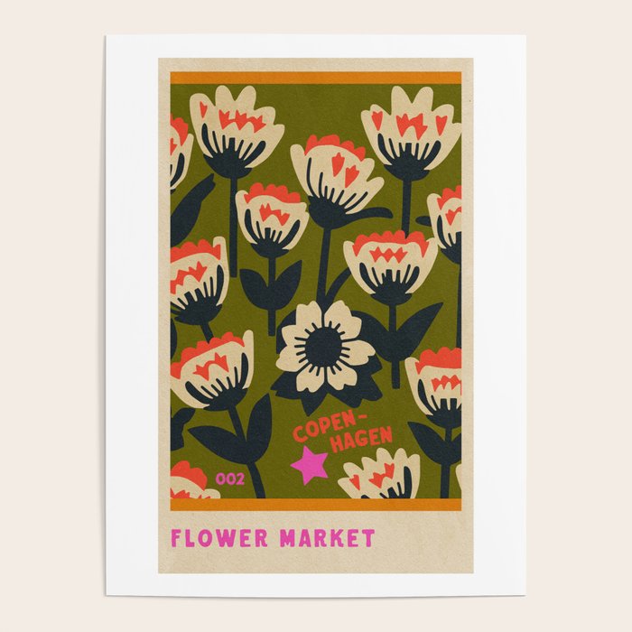 FLOWER MARKET COPENHAGEN Poster Gallery Image 4