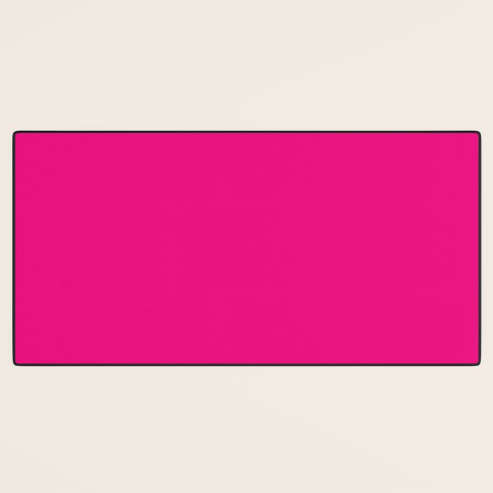 Neon Hot Pink Desk Mat Gallery Image 3