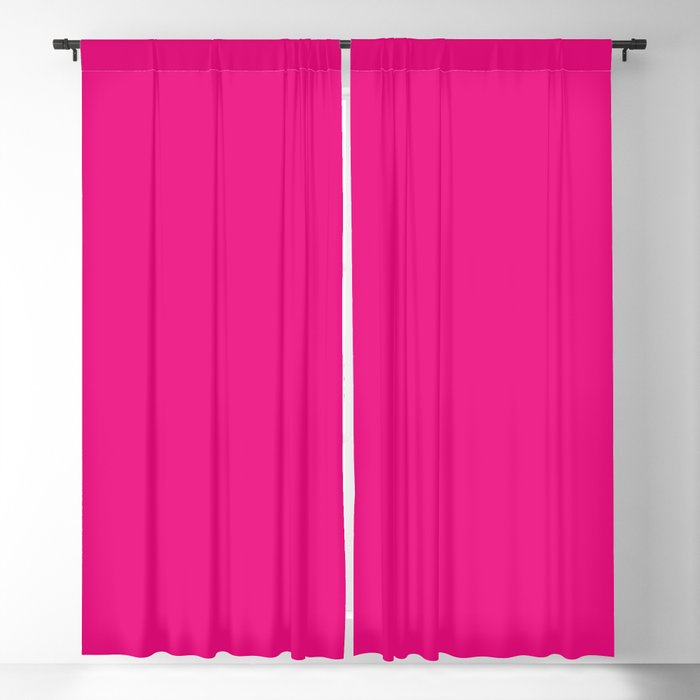 Neon Hot Pink Window Curtain Gallery Image 1