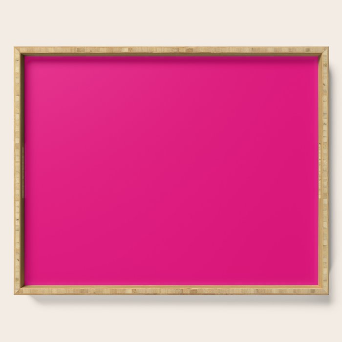 Neon Hot Pink Serving Tray Gallery Image 1