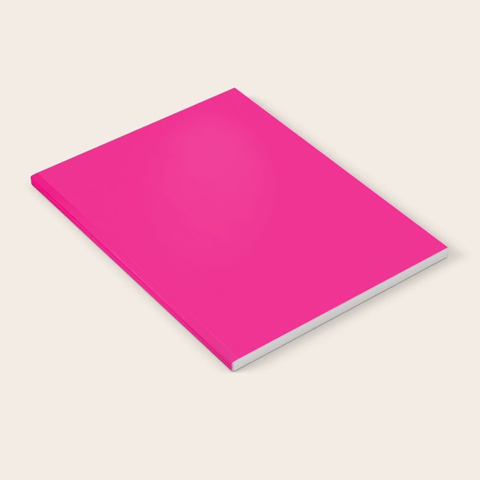 Neon Hot Pink Notebook Gallery Image 2
