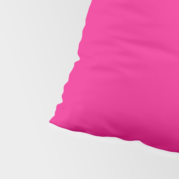 Neon Hot Pink Pillow Sham Gallery Image 4