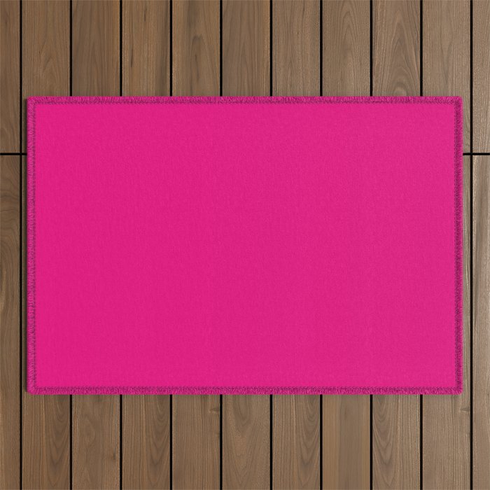 Neon Hot Pink Outdoor Rug Gallery Image 1