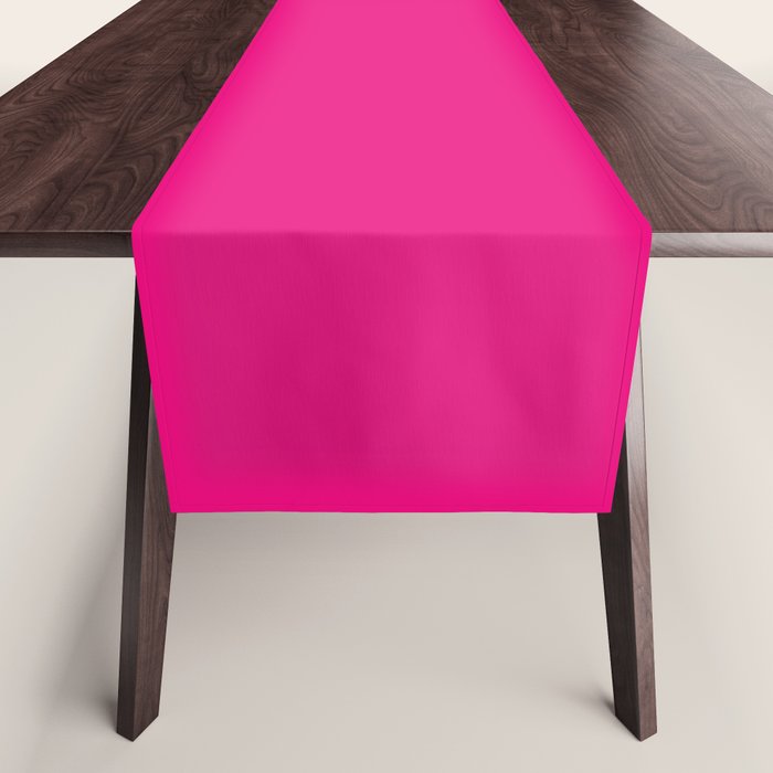 Neon Hot Pink Table Runner Gallery Image 1