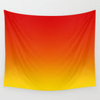 Red Orange and Gold Gradient Wall Tapestry Gallery Image 4