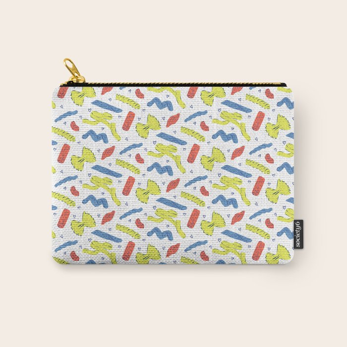 Pasta in Primary Colors  Carry All Pouch Gallery Image 1