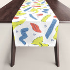 Pasta in Primary Colors  Table Runner Gallery Image 1