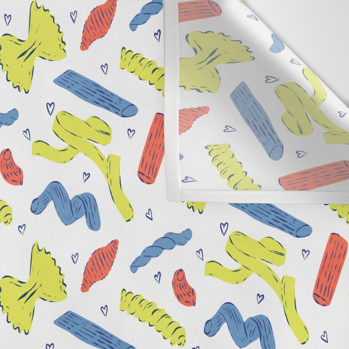 Pasta in Primary Colors  Wall Tapestry Gallery Image 3