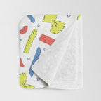 Pasta in Primary Colors  Throw Blanket Gallery Image 3