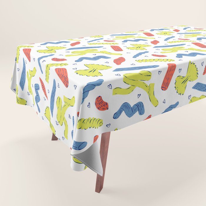 Pasta in Primary Colors  Tablecloth Gallery Image 1