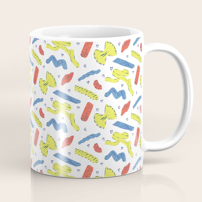Pasta in Primary Colors  Coffee Mug Gallery Image 1