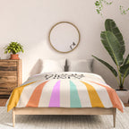 Good Vibes Only - Retro colourful Sunburst  Comforter Gallery Image 3