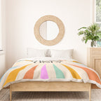 Good Vibes Only - Retro colourful Sunburst  Duvet Cover Gallery Image 3