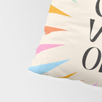 Good Vibes Only - Retro colourful Sunburst  Pillow Sham Gallery Image 4