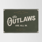 The Outlaws Are All In: Ante Up Or Get Out! Rug Gallery Image 2