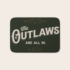 The Outlaws Are All In: Ante Up Or Get Out! Bath Mat Gallery Image 1