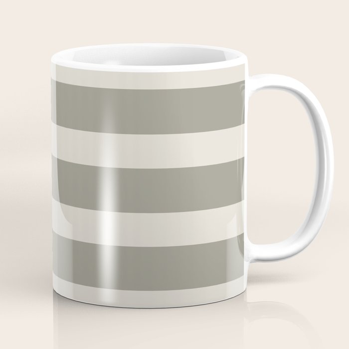 Neutral Maxi Stripes Coffee Mug Gallery Image 1