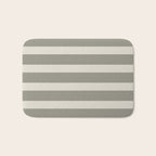 Neutral Maxi Stripes Bath Mat Gallery Image 1
